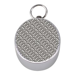 Capsul Another Grey Diamond Metal Texture Mini Silver Compasses by Mariart