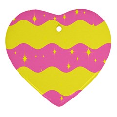 Glimra Gender Flags Star Space Ornament (heart)