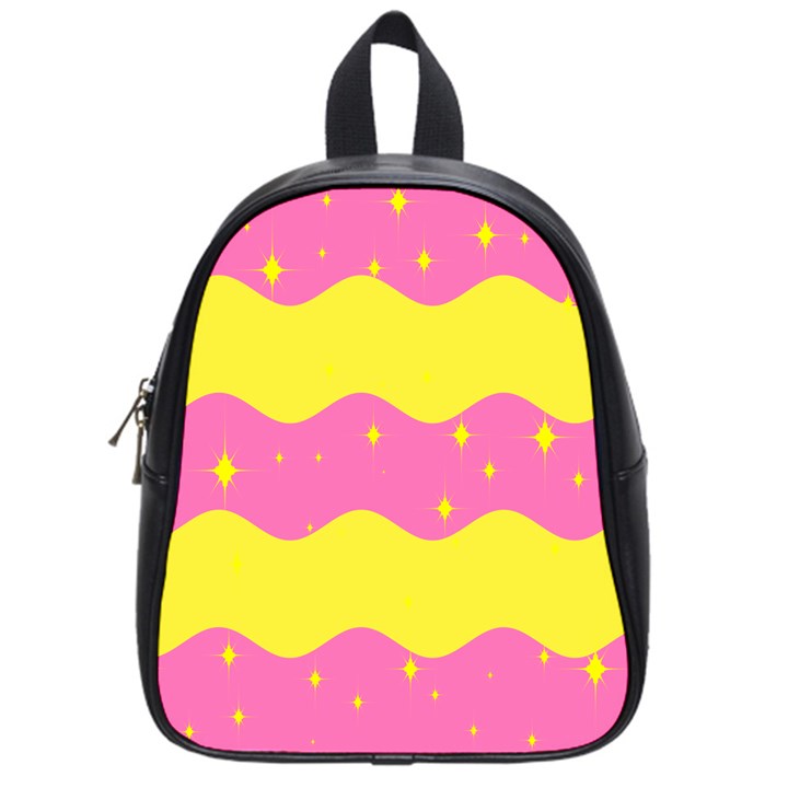 Glimra Gender Flags Star Space School Bags (Small) 