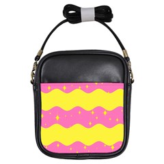 Glimra Gender Flags Star Space Girls Sling Bags