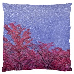Fantasy Landscape Theme Poster Large Flano Cushion Case (one Side) by dflcprints