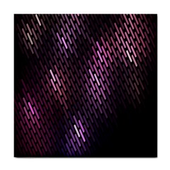 Light Lines Purple Black Tile Coasters by Mariart