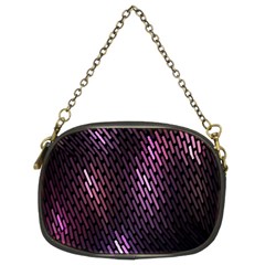 Light Lines Purple Black Chain Purses (two Sides)  by Mariart