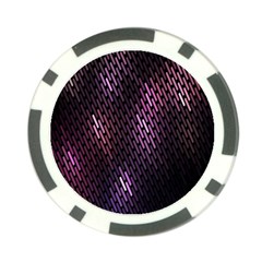 Light Lines Purple Black Poker Chip Card Guard (10 Pack) by Mariart
