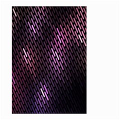 Light Lines Purple Black Small Garden Flag (two Sides)