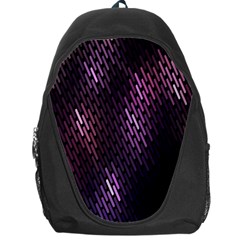 Light Lines Purple Black Backpack Bag