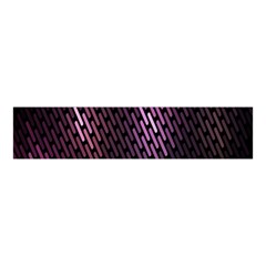 Light Lines Purple Black Velvet Scrunchie
