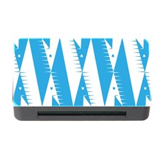 Make Tessellation Bird Tessellation Blue White Memory Card Reader With Cf