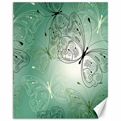 Glass Splashback Abstract Pattern Butterfly Canvas 11  X 14  