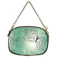 Glass Splashback Abstract Pattern Butterfly Chain Purses (one Side)  by Mariart
