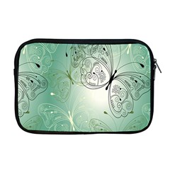 Glass Splashback Abstract Pattern Butterfly Apple Macbook Pro 17  Zipper Case by Mariart