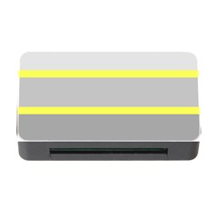 Molly Gender Line Flag Yellow Grey Memory Card Reader With Cf