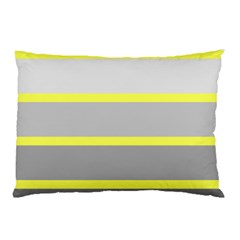 Molly Gender Line Flag Yellow Grey Pillow Case (two Sides)