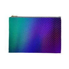 Galaxy Blue Purple Cosmetic Bag (large)  by Mariart