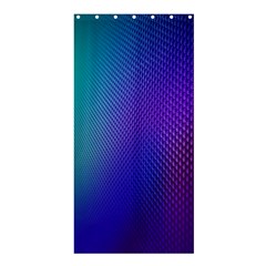 Galaxy Blue Purple Shower Curtain 36  X 72  (stall) 