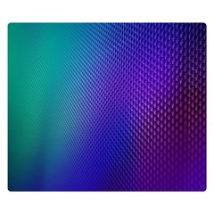 Galaxy Blue Purple Double Sided Flano Blanket (small) 