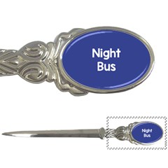 Night Bus New Blue Letter Openers