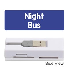 Night Bus New Blue Memory Card Reader (stick) 
