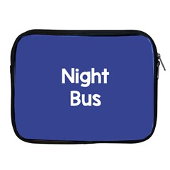 Night Bus New Blue Apple Ipad 2/3/4 Zipper Cases