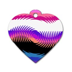 Mutare Mutaregender Flags Dog Tag Heart (one Side) by Mariart