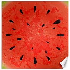 Summer Watermelon Design Canvas 12  X 12  