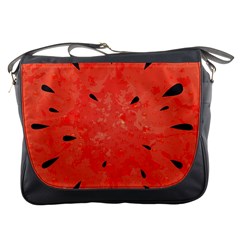 Summer Watermelon Design Messenger Bags by TastefulDesigns