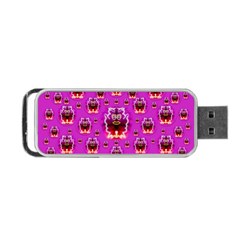 A Cartoon Named Okey Want Friends And Freedom Portable Usb Flash (two Sides) by pepitasart