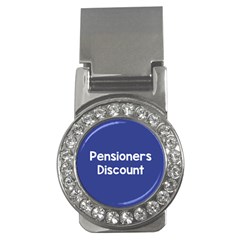 Pensioners Discount Sale Blue Money Clips (cz) 