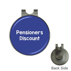 Pensioners Discount Sale Blue Hat Clips With Golf Markers by Mariart
