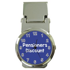 Pensioners Discount Sale Blue Money Clip Watches