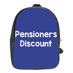 Pensioners Discount Sale Blue School Bags(large) 