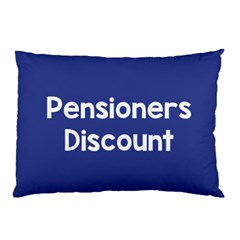 Pensioners Discount Sale Blue Pillow Case (two Sides) by Mariart