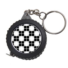 Plaid Black White Measuring Tapes by Mariart
