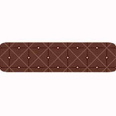 Coloured Line Squares Brown Plaid Chevron Large Bar Mats