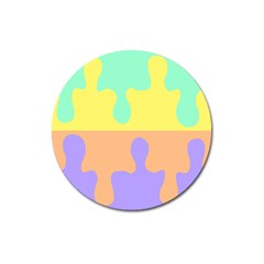 Puzzle Gender Magnet 3  (round)