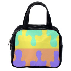 Puzzle Gender Classic Handbags (one Side)