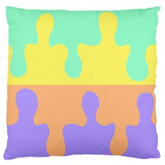 Puzzle Gender Large Flano Cushion Case (two Sides) by Mariart