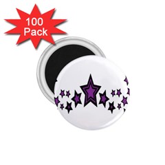 Star Purple Space 1.75  Magnets (100 pack) 