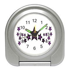 Star Purple Space Travel Alarm Clocks