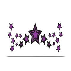 Star Purple Space Plate Mats