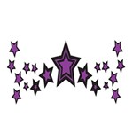 Star Purple Space Deluxe Canvas 14  x 11  14  x 11  x 1.5  Stretched Canvas