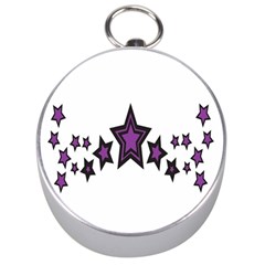 Star Purple Space Silver Compasses