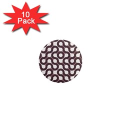 Seamless Geometric Circle 1  Mini Magnet (10 Pack) 