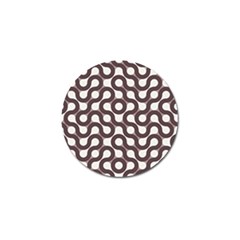 Seamless Geometric Circle Golf Ball Marker