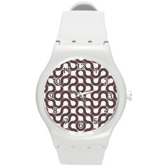 Seamless Geometric Circle Round Plastic Sport Watch (m) by Mariart