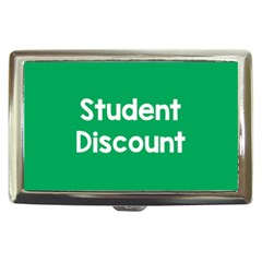 Student Discound Sale Green Cigarette Money Cases