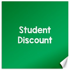 Student Discound Sale Green Canvas 20  X 20   by Mariart