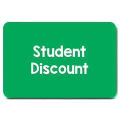 Student Discound Sale Green Large Doormat 