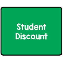 Student Discound Sale Green Fleece Blanket (Medium) 