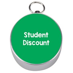 Student Discound Sale Green Silver Compasses